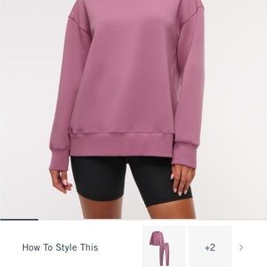 Abercrombie YPB NeoKnit Max Crew in Marsala size small. Worn once.